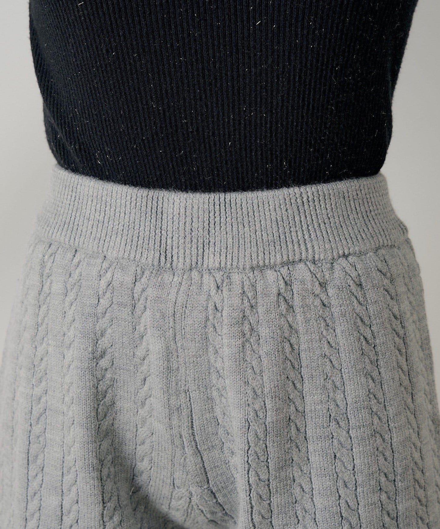 下襬層疊設計 針織短褲