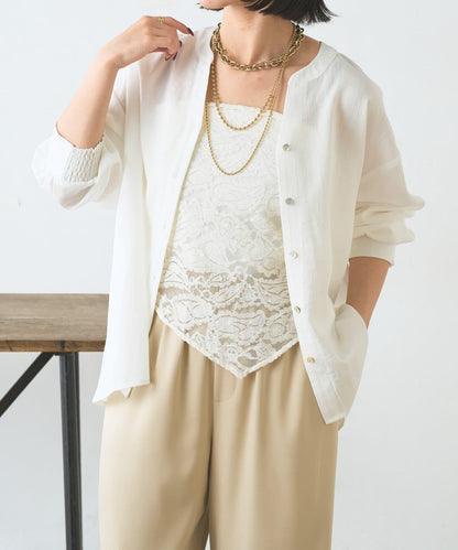 多用途蕾絲圍巾配件 闊腿 闊腿褲