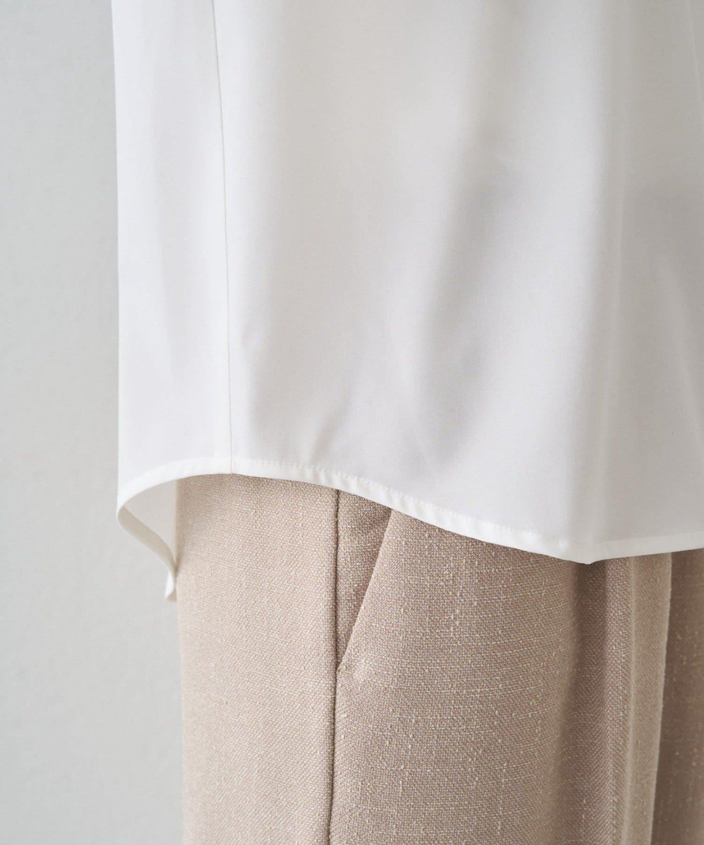 Atelier N5/アトリエヌメロサンク 泡泡袖圓領襯衫