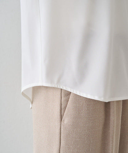 Atelier N5/アトリエヌメロサンク 泡泡袖圓領襯衫