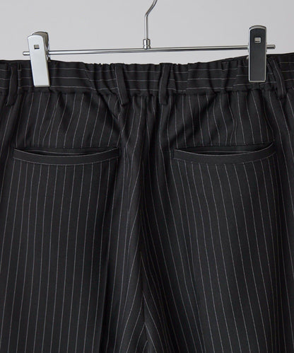 Neucon 細條紋雙褶闊腿西裝褲 套裝可搭配