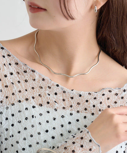 【Lara】 WAVE 波浪設計頸鍊