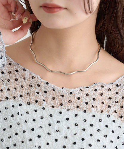 【Lara】 WAVE 波浪設計頸鍊