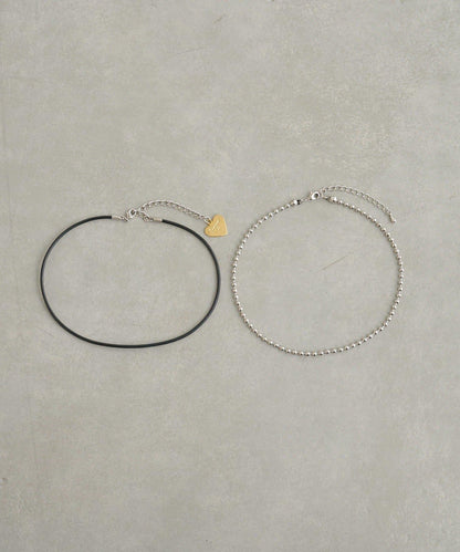 Lara 皮革鏈條項圈