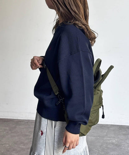 U.S. POLO ASSN. V領衛衣風針織上衣