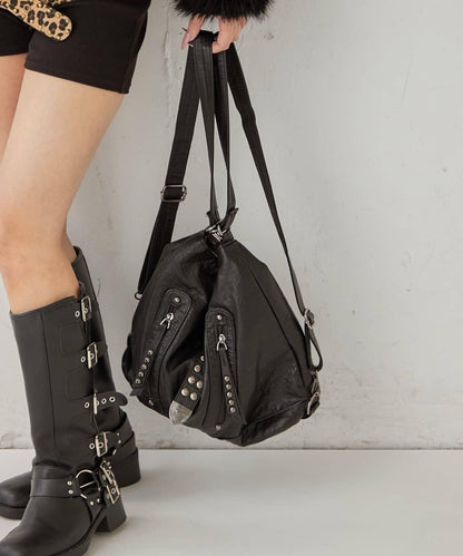 2-WAY 圓點鉚釘設計 RIMP BAG 包袋