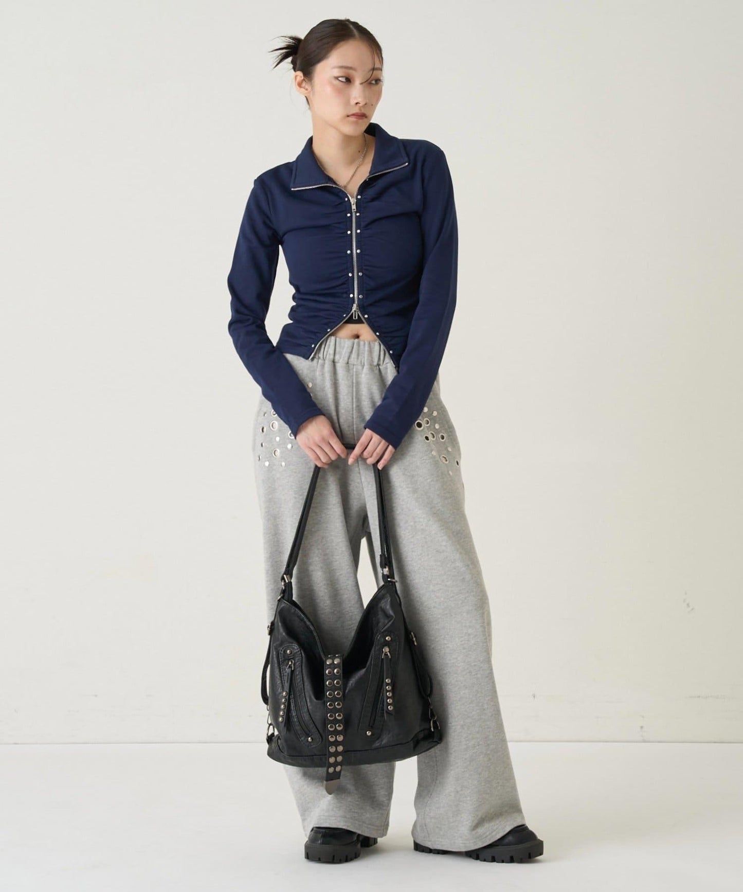 2-WAY 圓點鉚釘設計 RIMP BAG 包袋