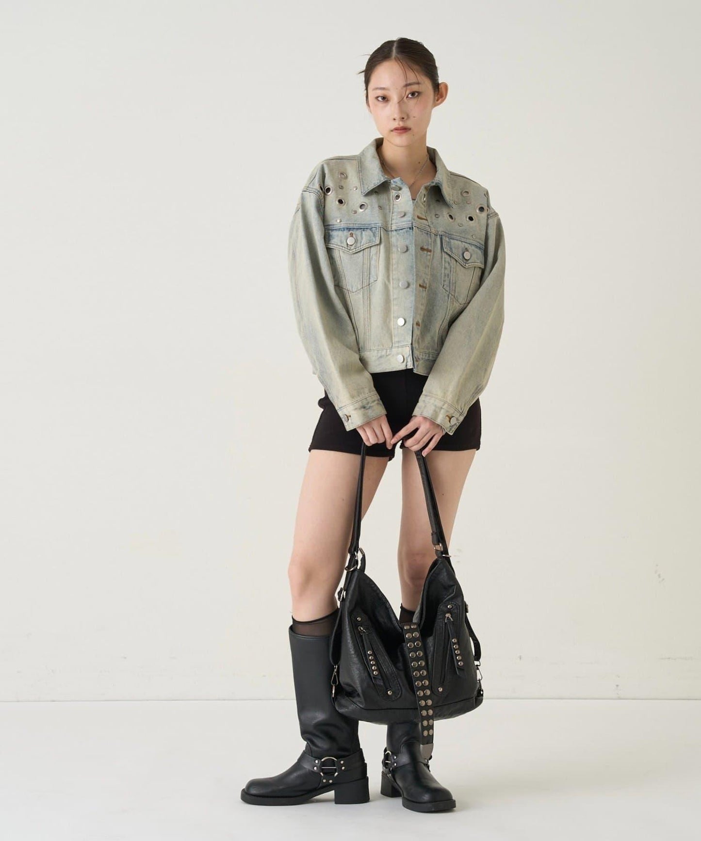 2-WAY 圓點鉚釘設計 RIMP BAG 包袋