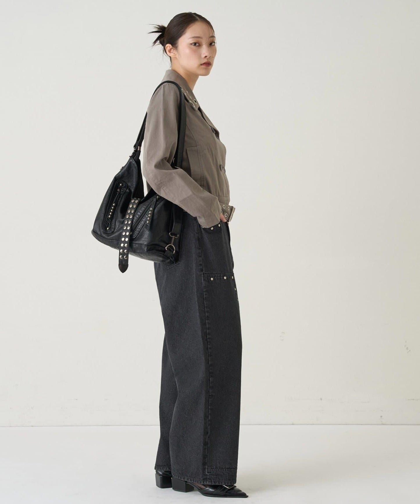 2-WAY 圓點鉚釘設計 RIMP BAG 包袋