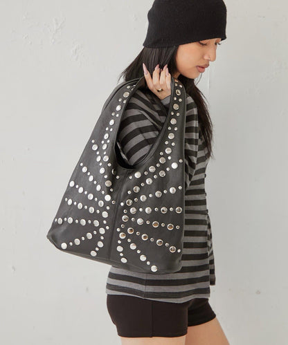 RADIAL DOT PATTERN BAG