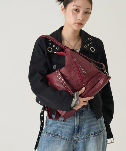 2-WAY 圓點鉚釘設計 RIMP BAG 包袋