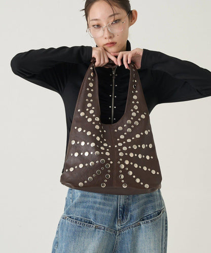 RADIAL DOT PATTERN BAG