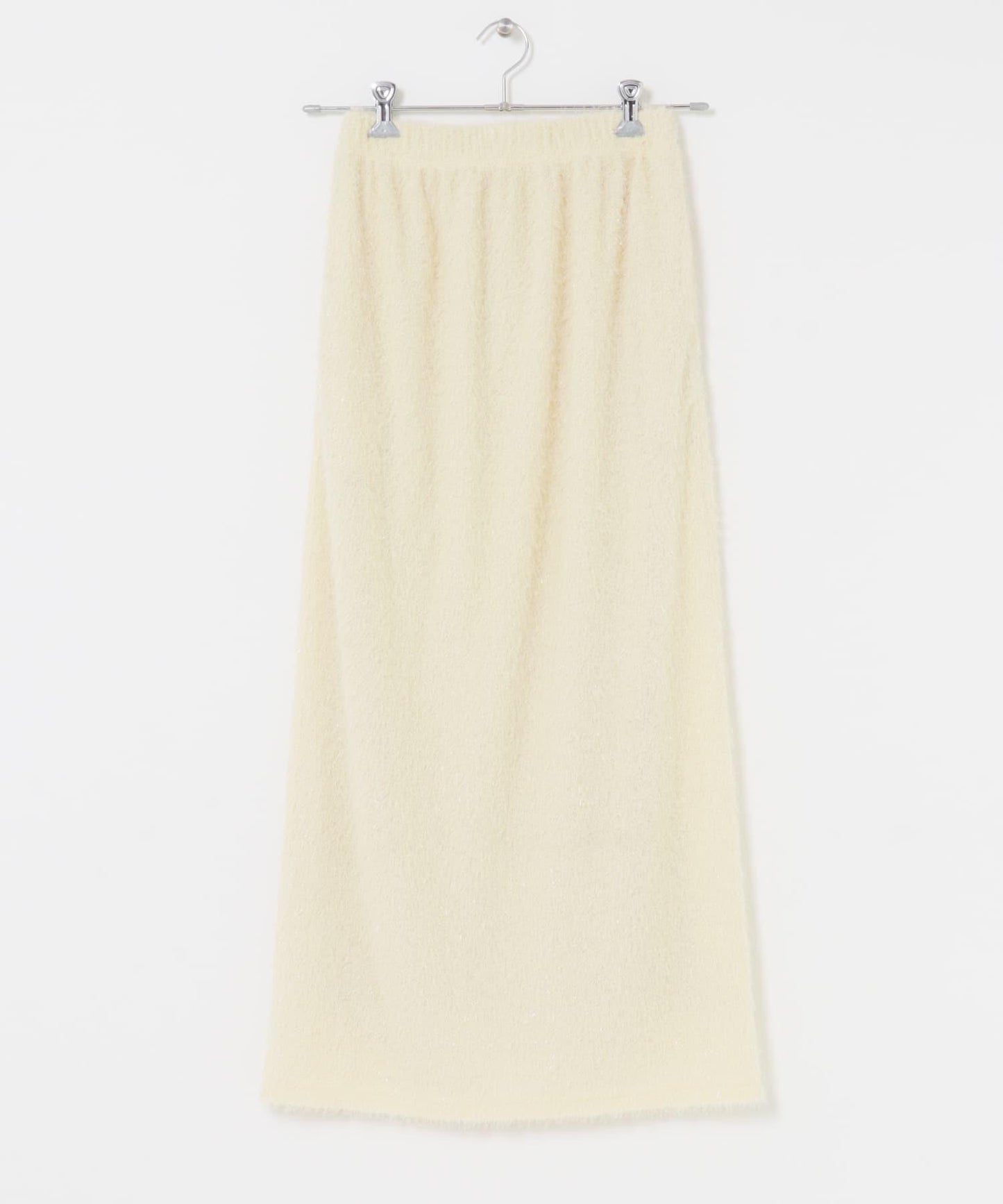 毛絨亮絲面料 半身裙