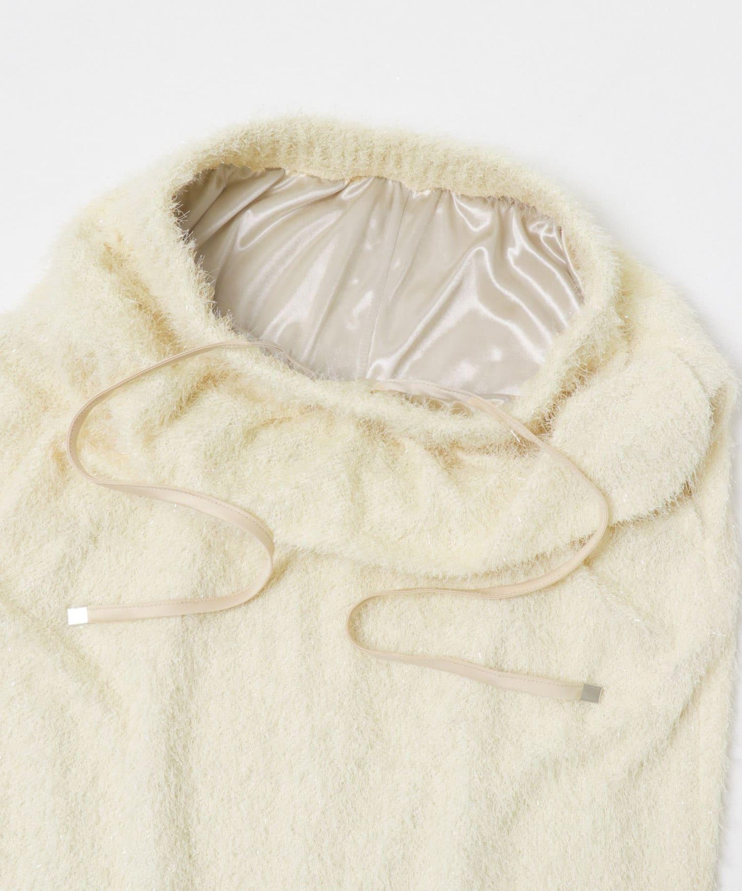 毛絨亮絲面料 半身裙