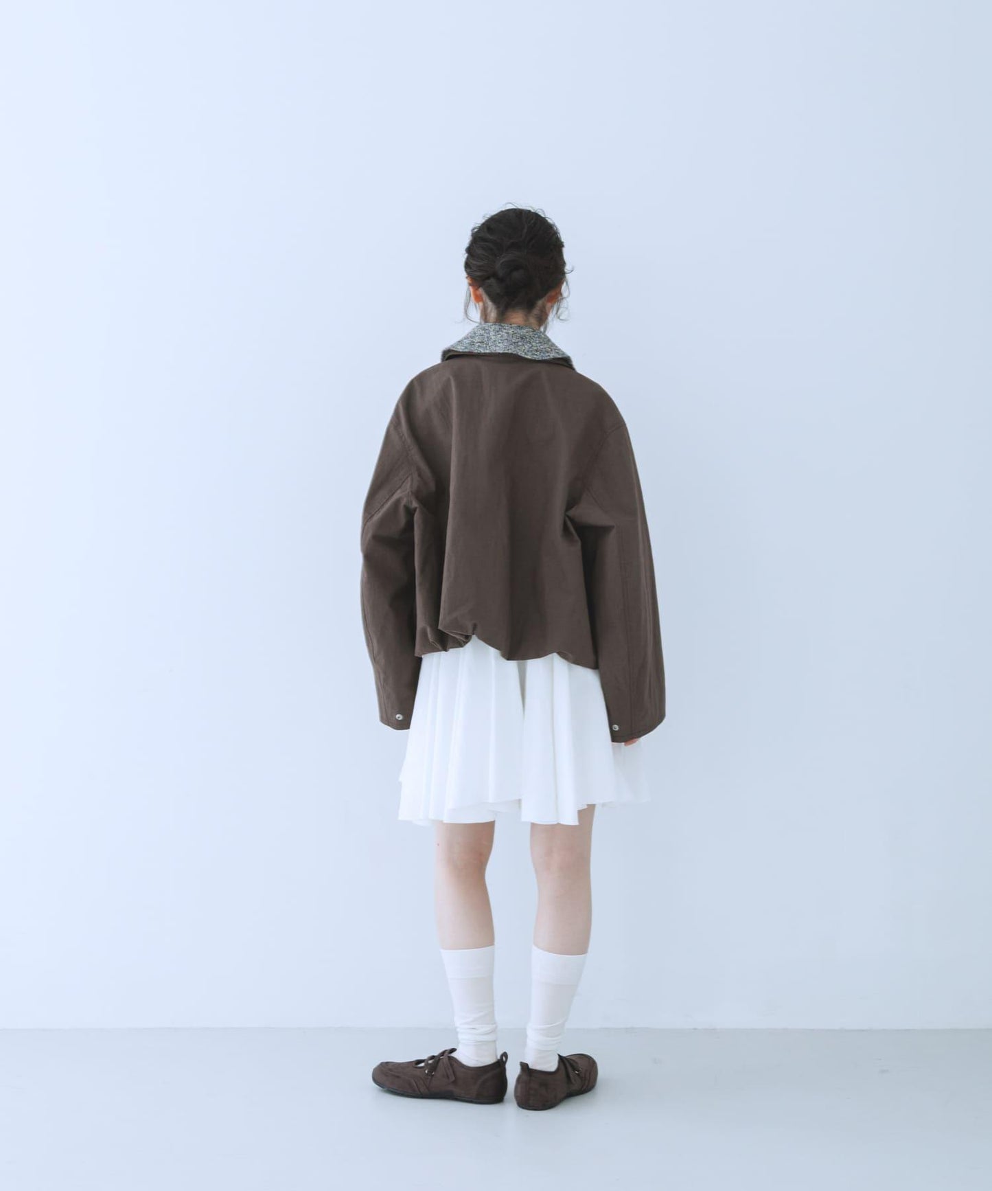 2WAY 蓬鬆下襬迷你連衣裙