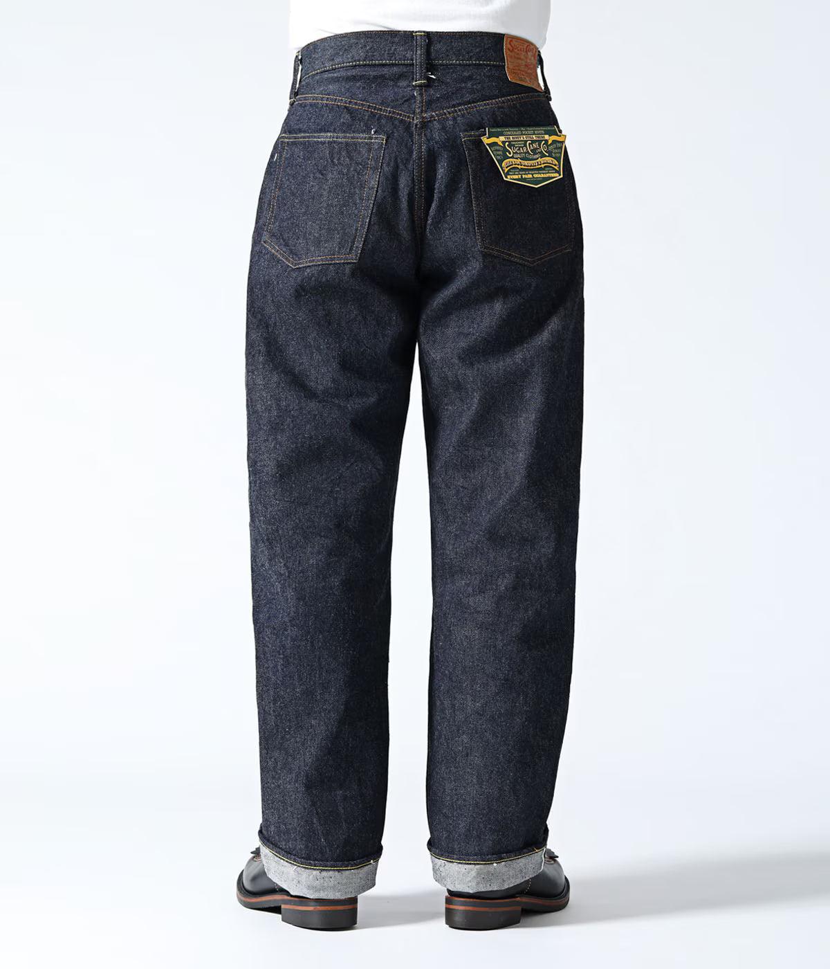 SUGAR CANE 13oz. DENIM 寬腿設計 WAIST OVERALLS 工裝褲 2025 MODEL