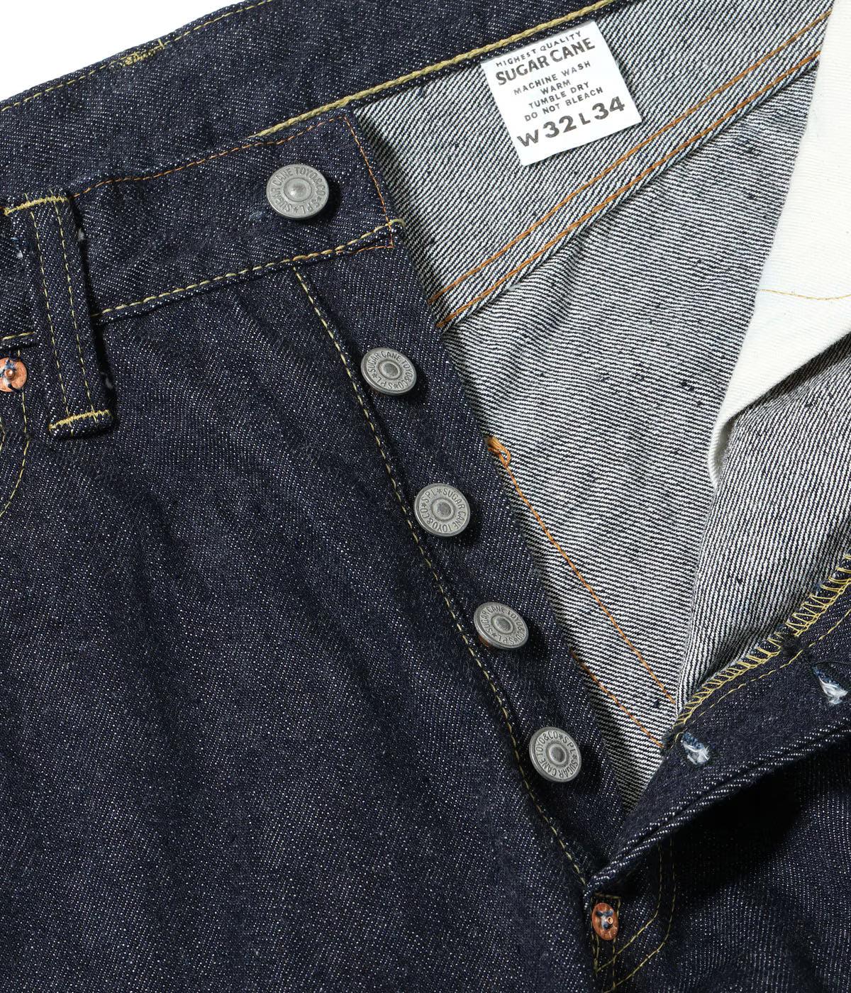 SUGAR CANE 13oz. DENIM 寬腿設計 WAIST OVERALLS 工裝褲 2025 MODEL