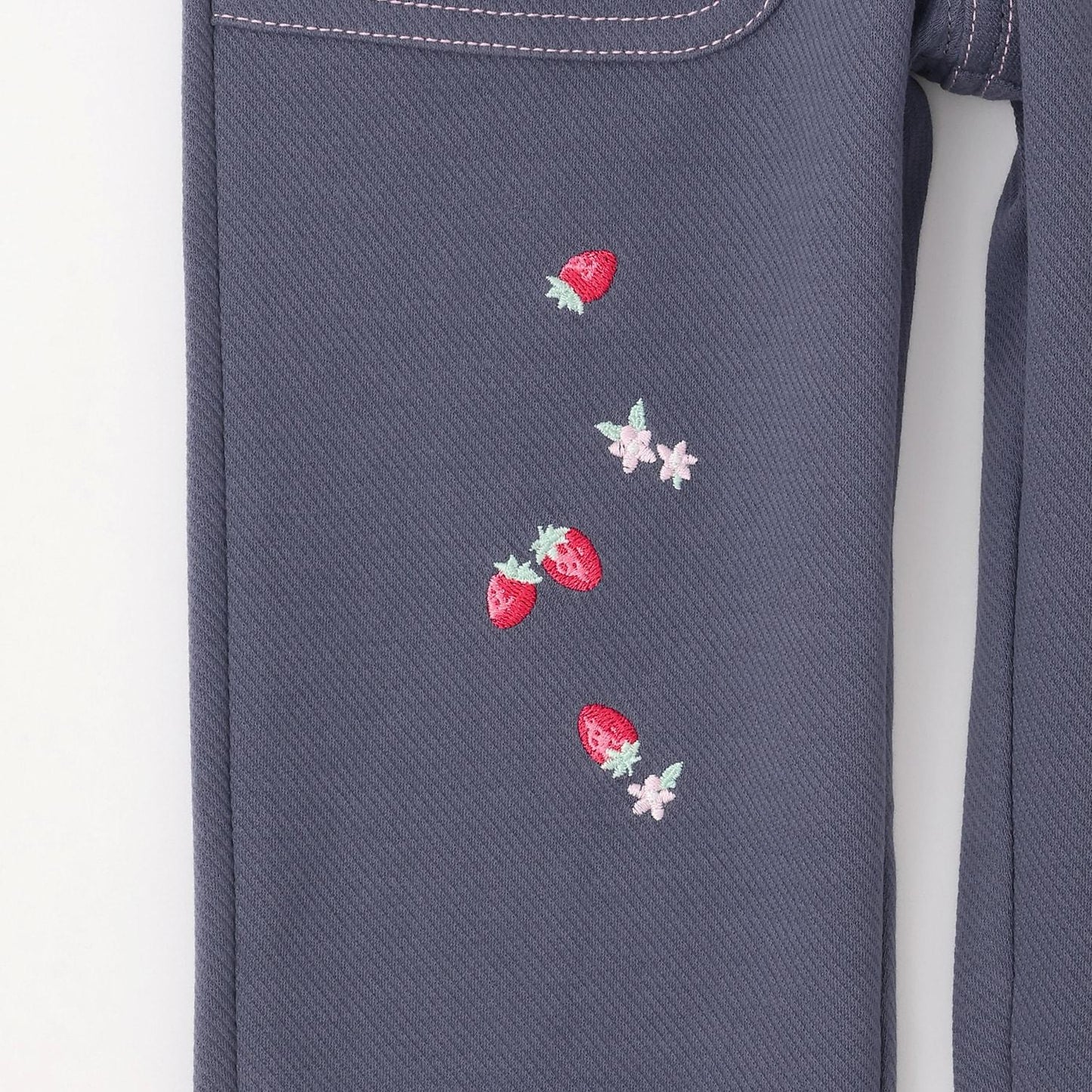 兔子刺繡 針織彈力打底褲