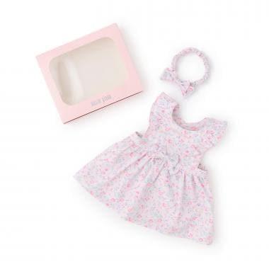 花卉圖案 圍裙髮帶套裝（附盒裝）