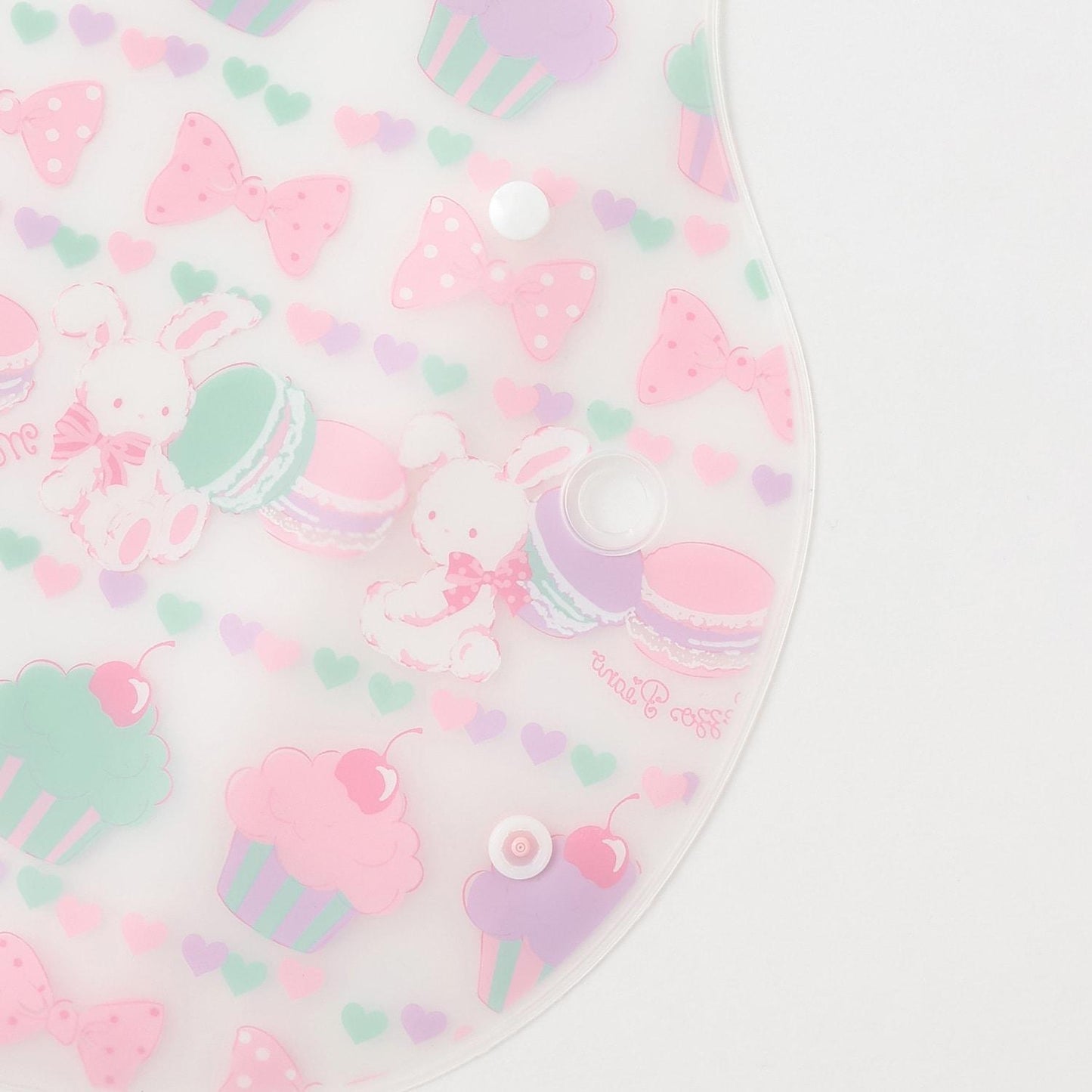 兔子甜品圖案 吃飯圍兜