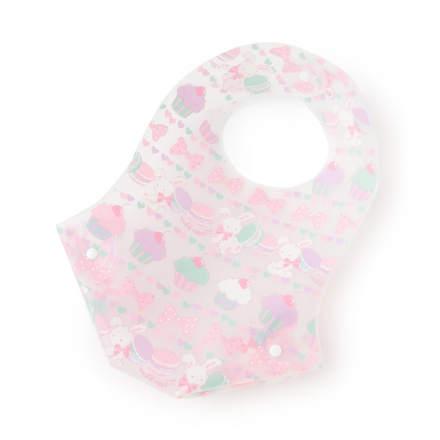 兔子甜品圖案 吃飯圍兜