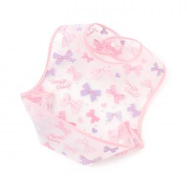 蝴蝶結圖案 餐用圍兜