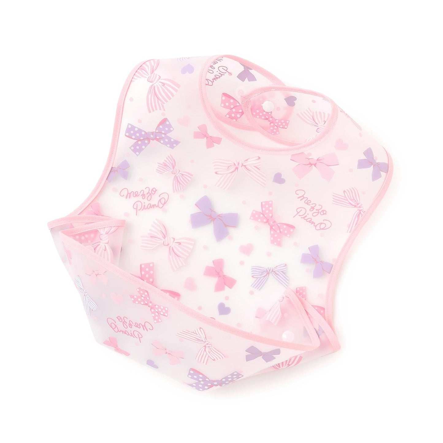 蝴蝶結圖案 餐用圍兜