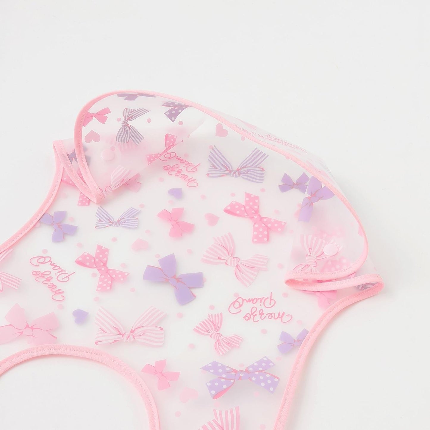 蝴蝶結圖案 餐用圍兜