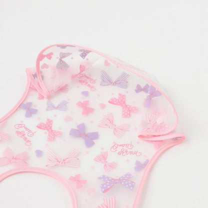 蝴蝶結圖案 餐用圍兜