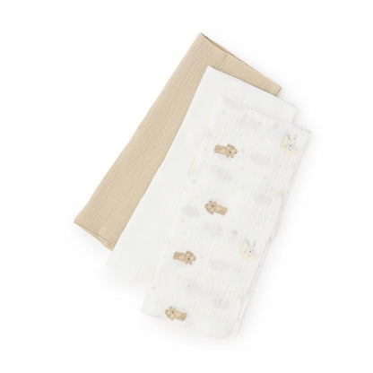 大號三件裝 紗布巾