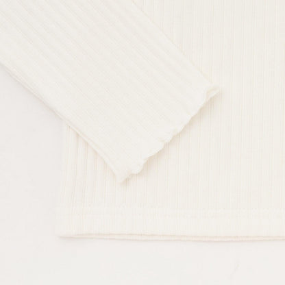 水手領針織開衫＋高領T恤套裝