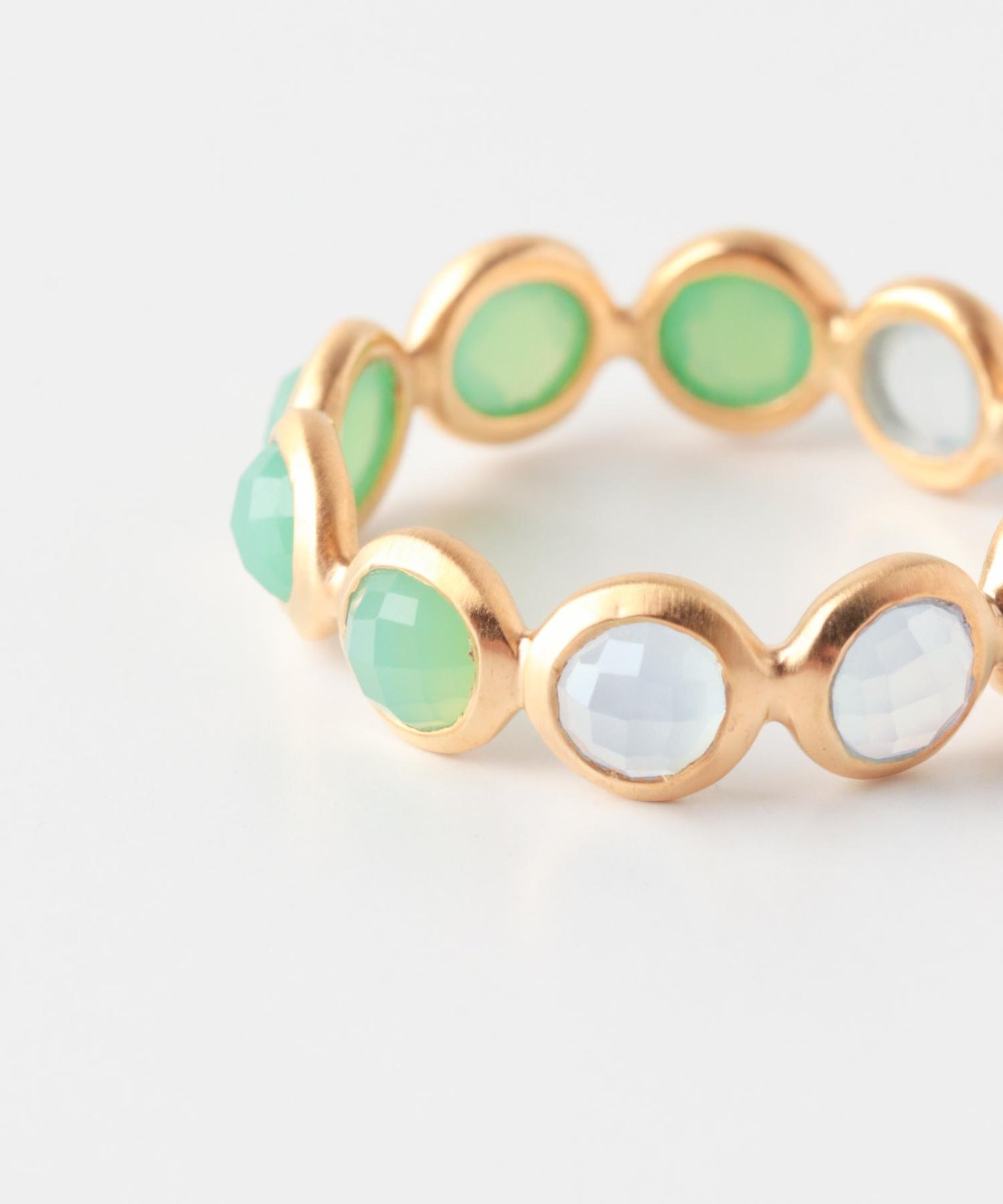 圓形寶石設計 永恆戒指