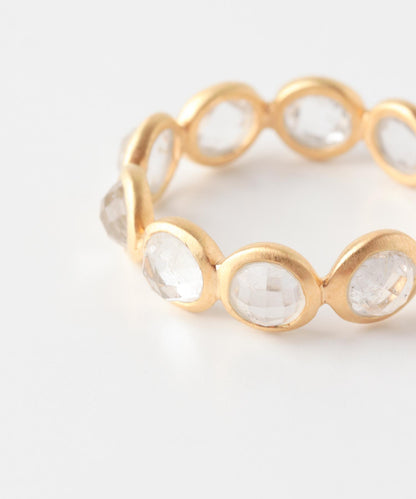 圓形寶石設計 永恆戒指