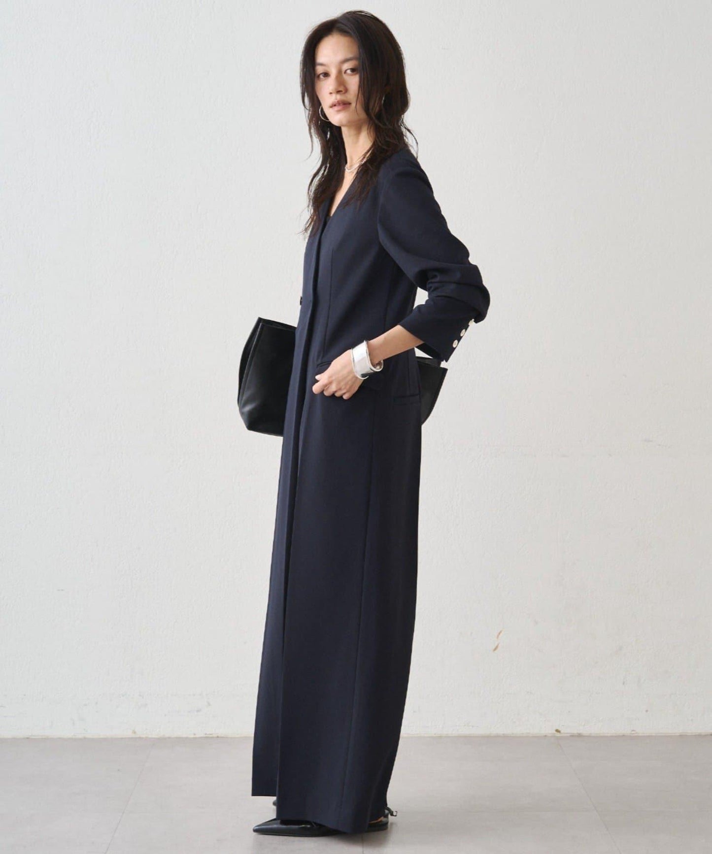 Atelier N5/アトリエヌメロサンク 無領連體褲