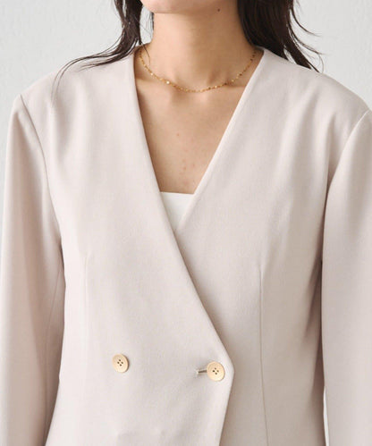 Atelier N5/アトリエヌメロサンク 無領連體褲