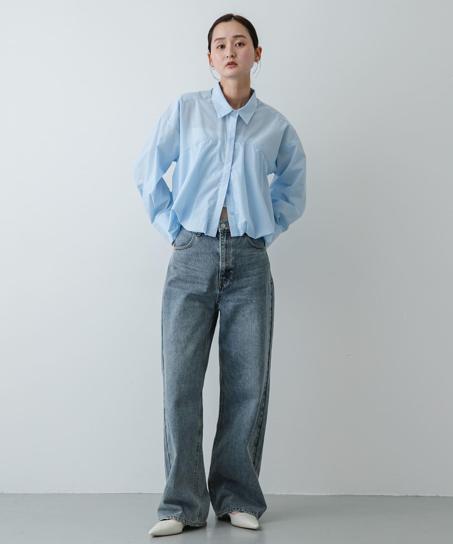 抗菌 尖頭平底單鞋