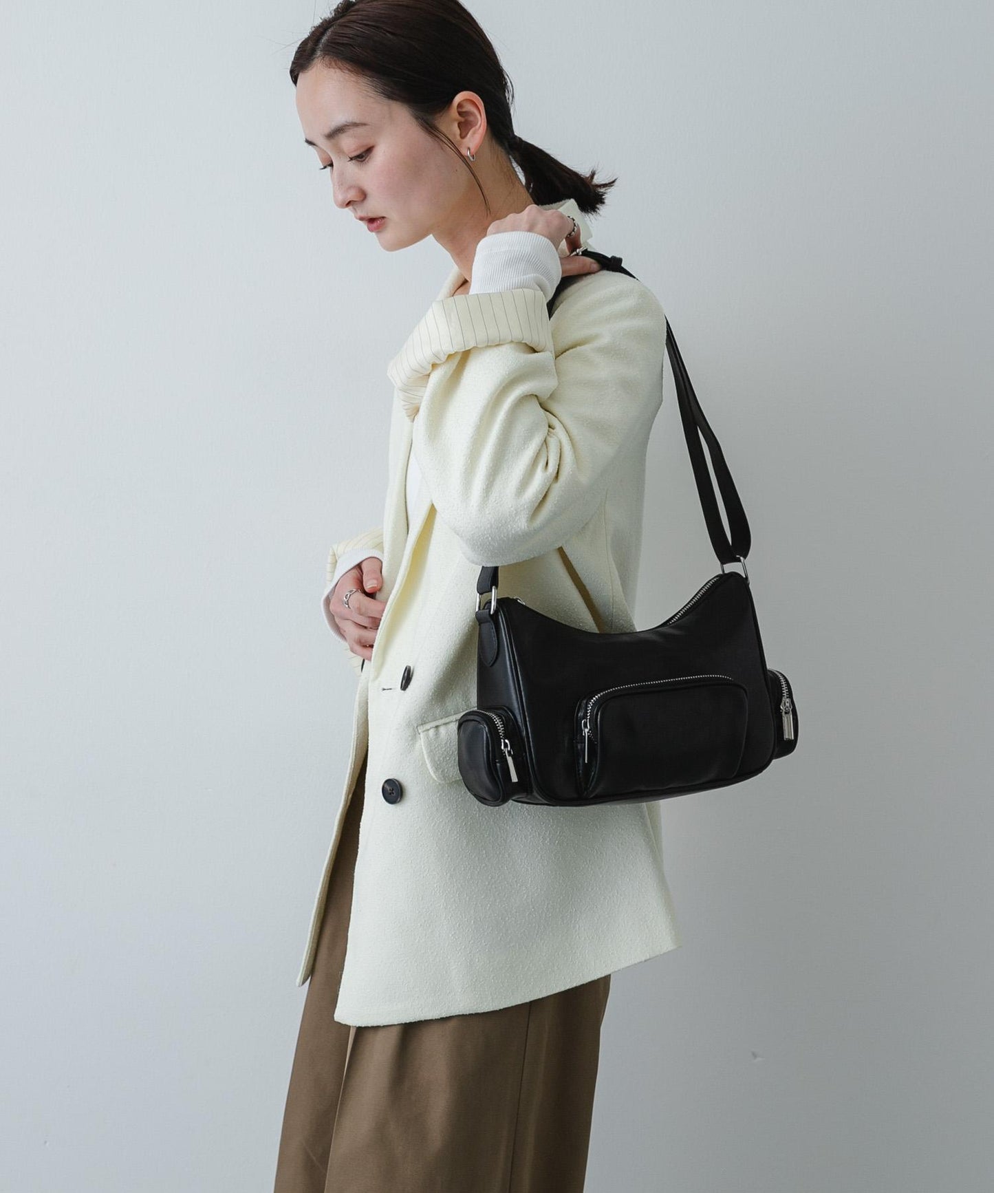 三口袋設計 包袋