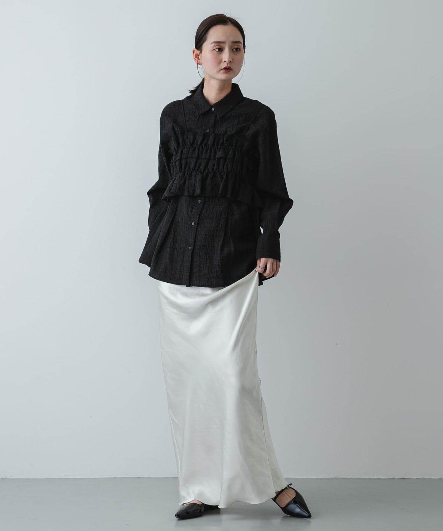 抗菌 尖頭平底單鞋