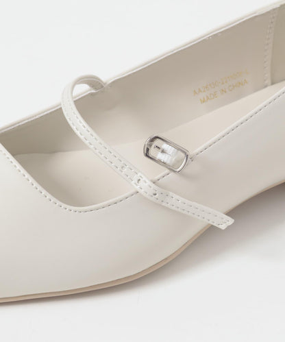 抗菌 尖頭平底單鞋