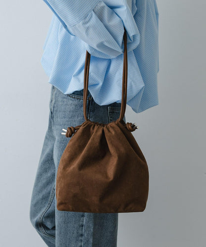 有底設計巾著包