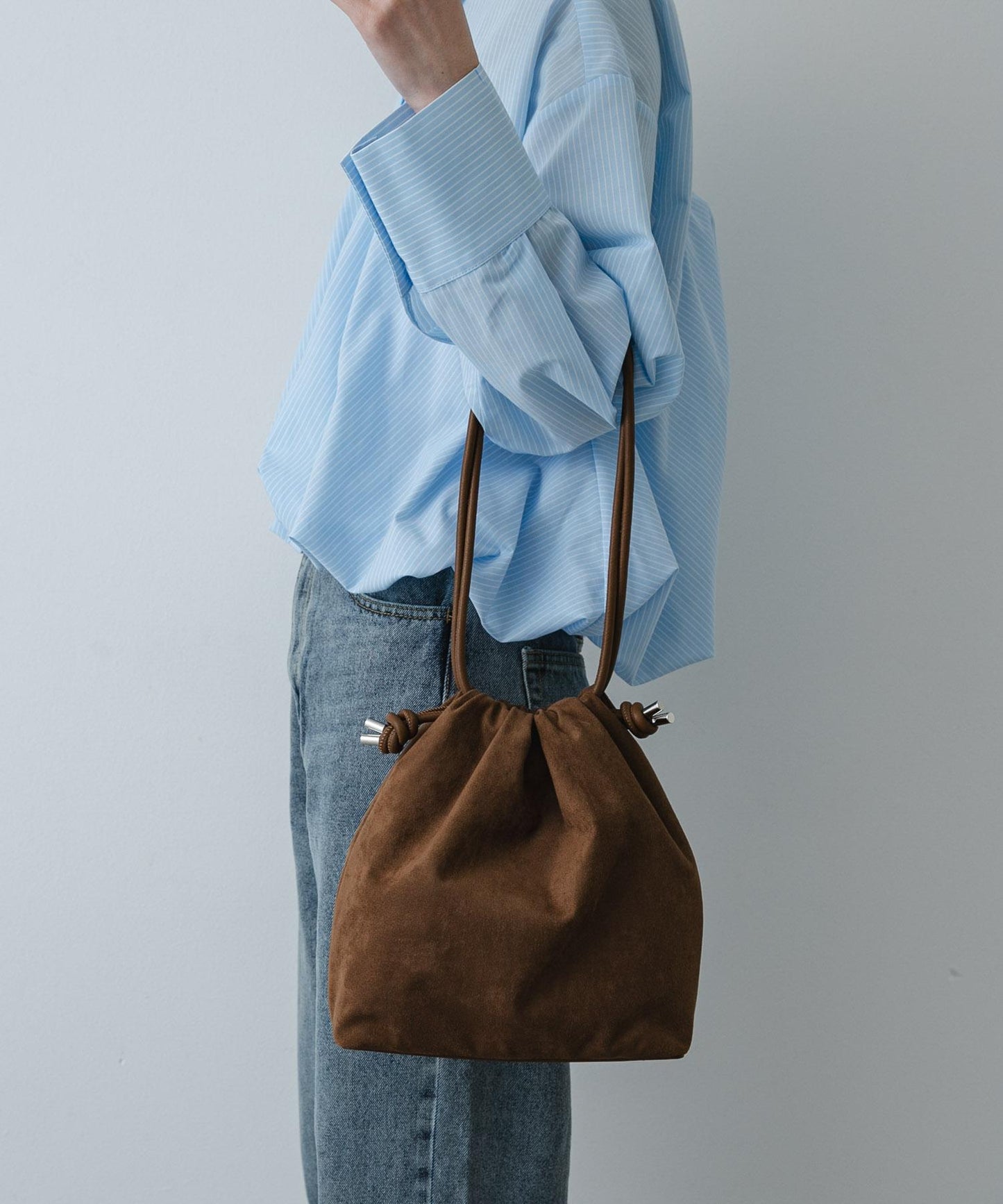 有底設計巾著包