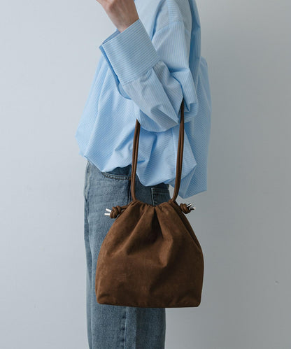 有底設計巾著包