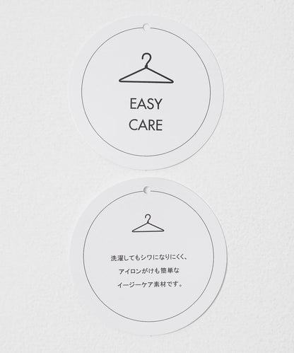 易打理蓬鬆廓形銀色紐扣襯衫