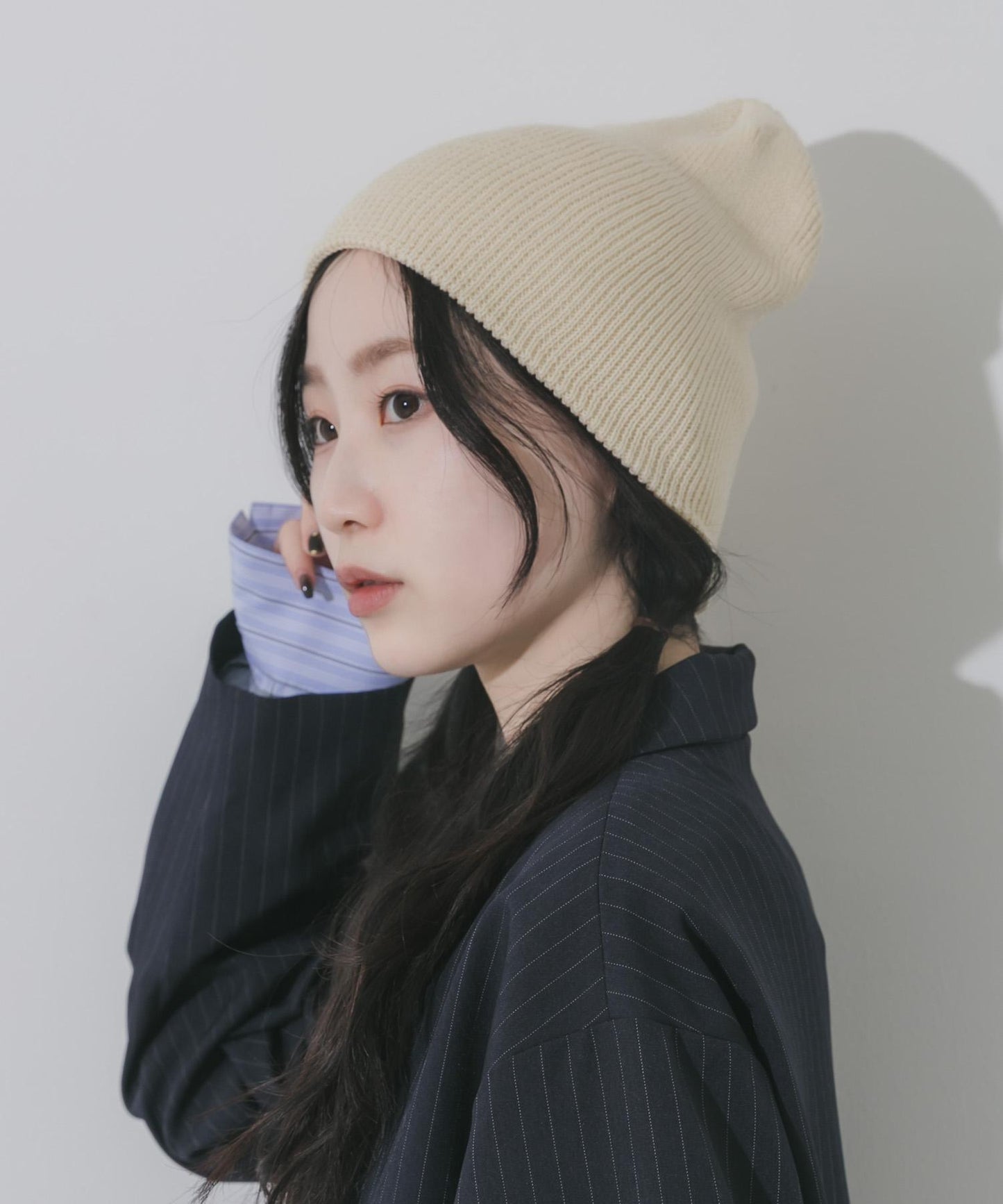 棉質羅紋 Beanie 針織帽