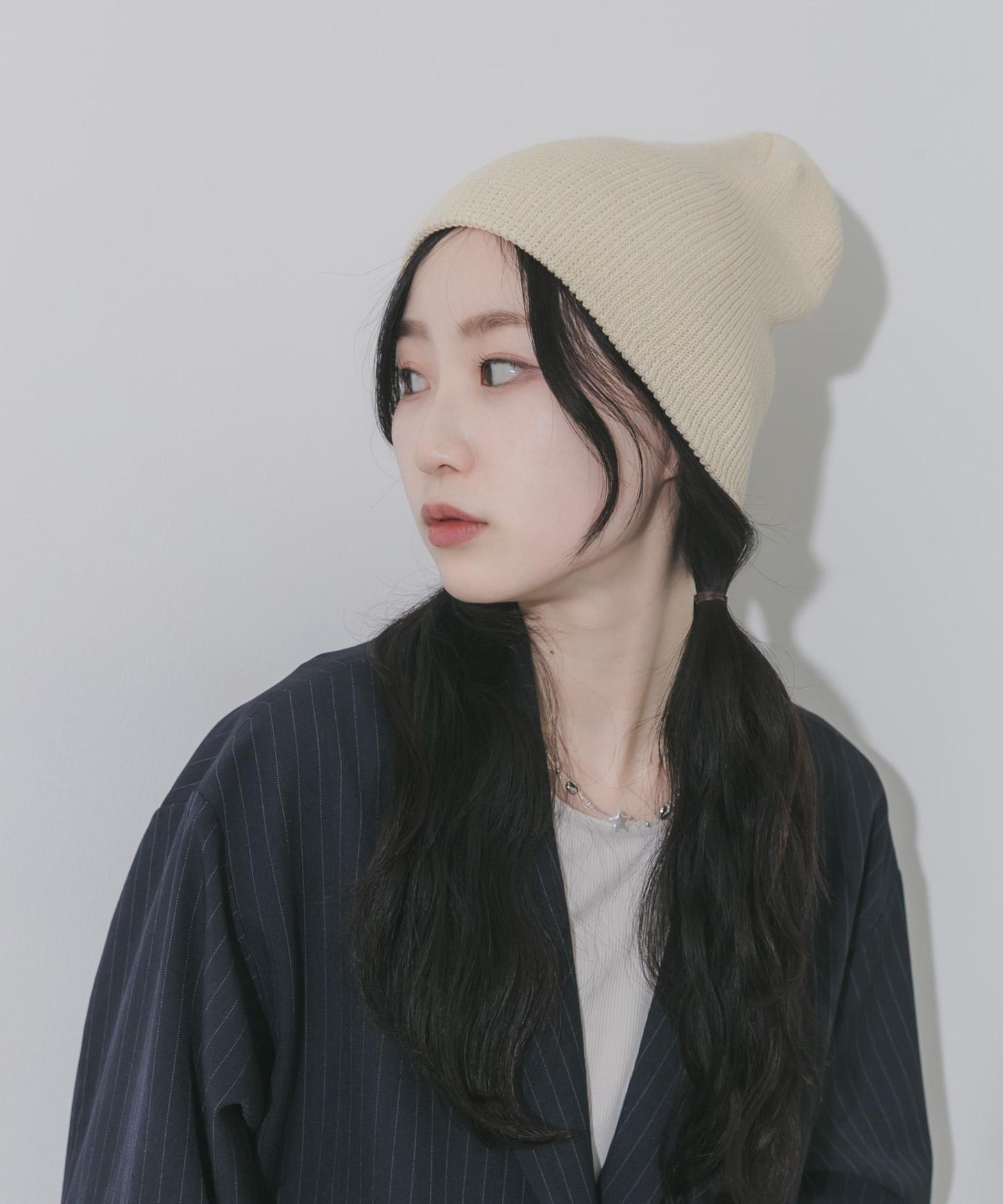 棉質羅紋 Beanie 針織帽