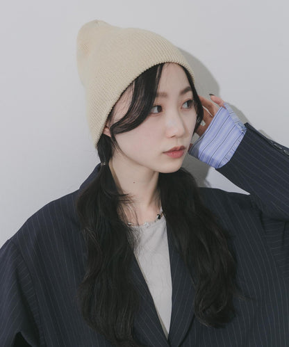 棉質羅紋 Beanie 針織帽