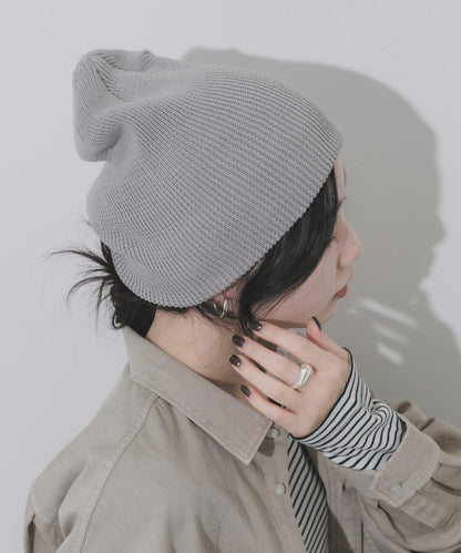 棉質羅紋 Beanie 針織帽