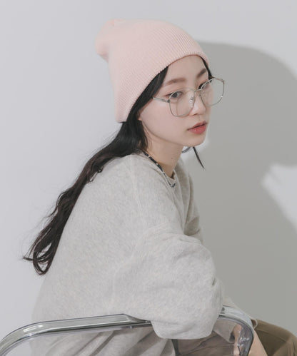 棉質羅紋 Beanie 針織帽