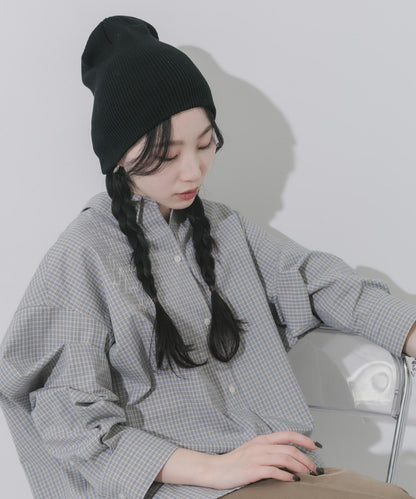 棉質羅紋 Beanie 針織帽