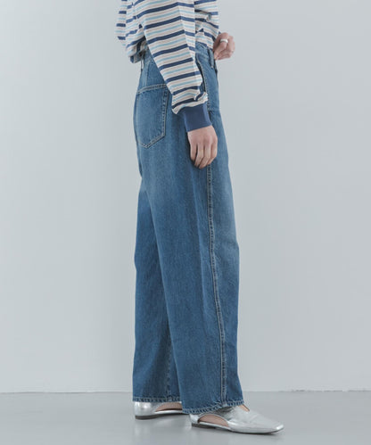 接縫設計 彎刀版型 牛仔褲